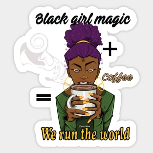 Black girl magic Sticker